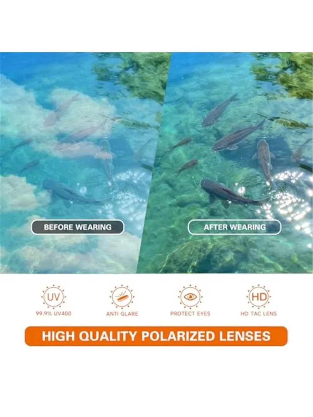 Men's Polarized Sunglasses UV400 Protection